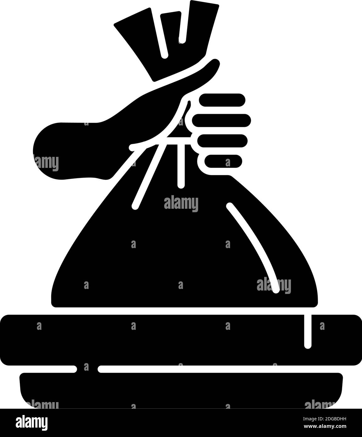 Black filled garbage bag Cut Out Stock Images Pictures Alamy