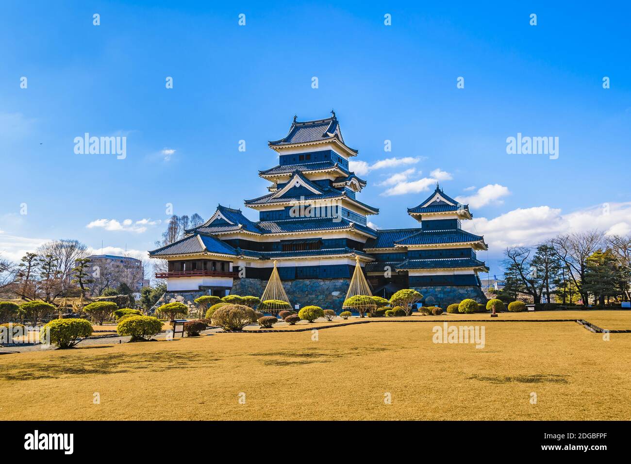Matsumoto Castle Exterior, Nagano, Japan Stock Photo Alamy