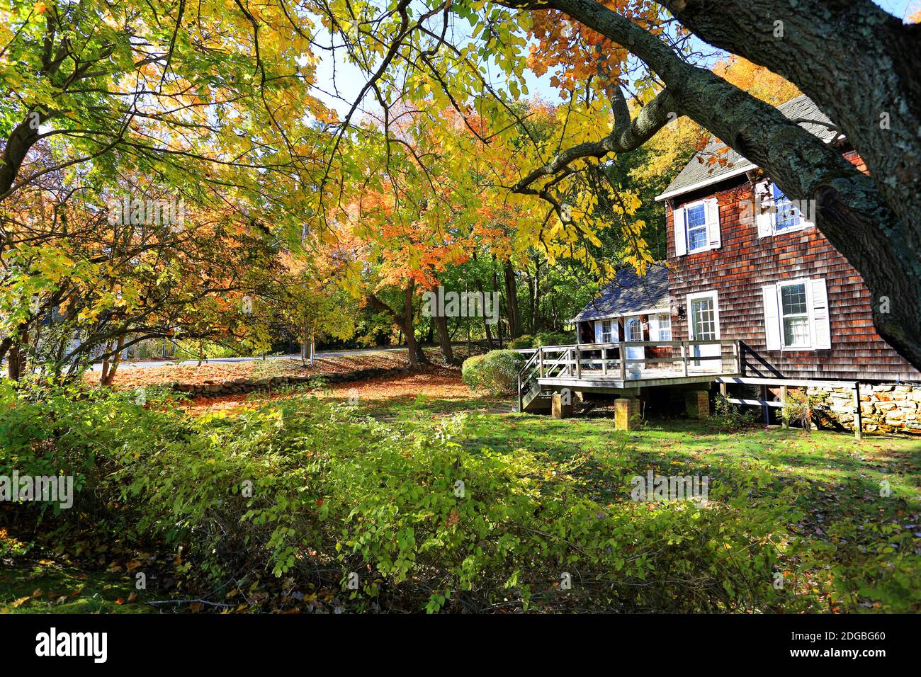 Private home Setauket Long Island New York Stock Photo Alamy
