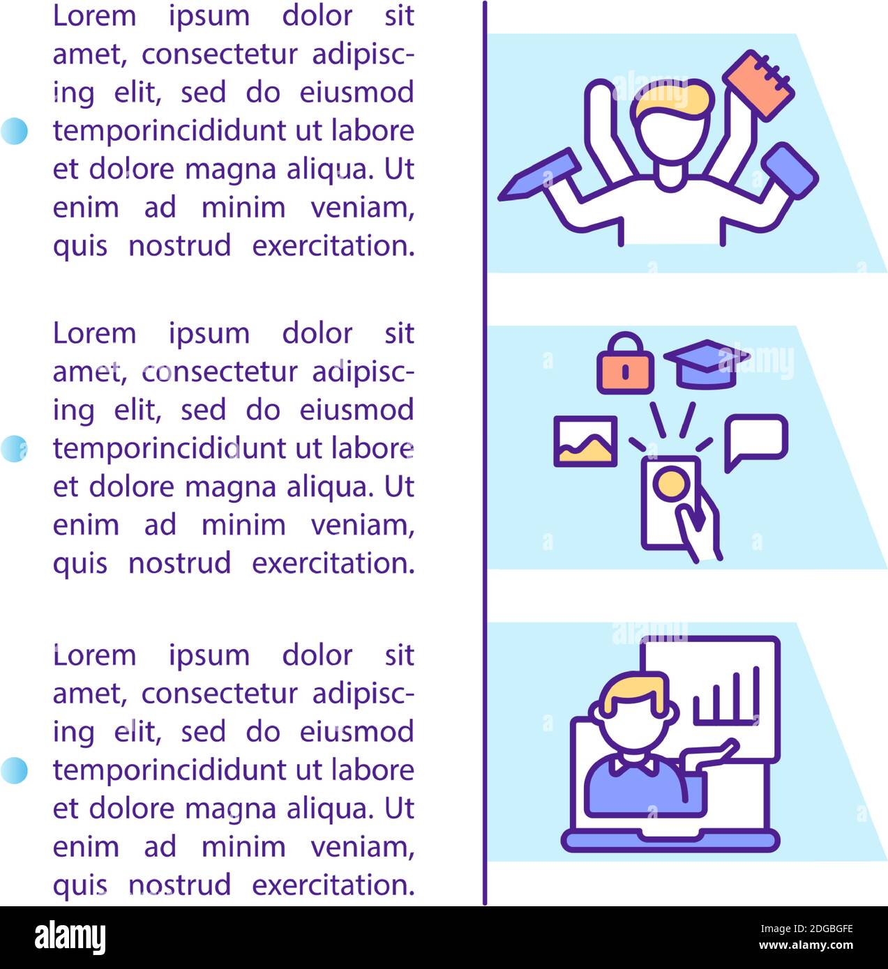 Virtual assistant skills concept icon with text Stock Vector Image ...