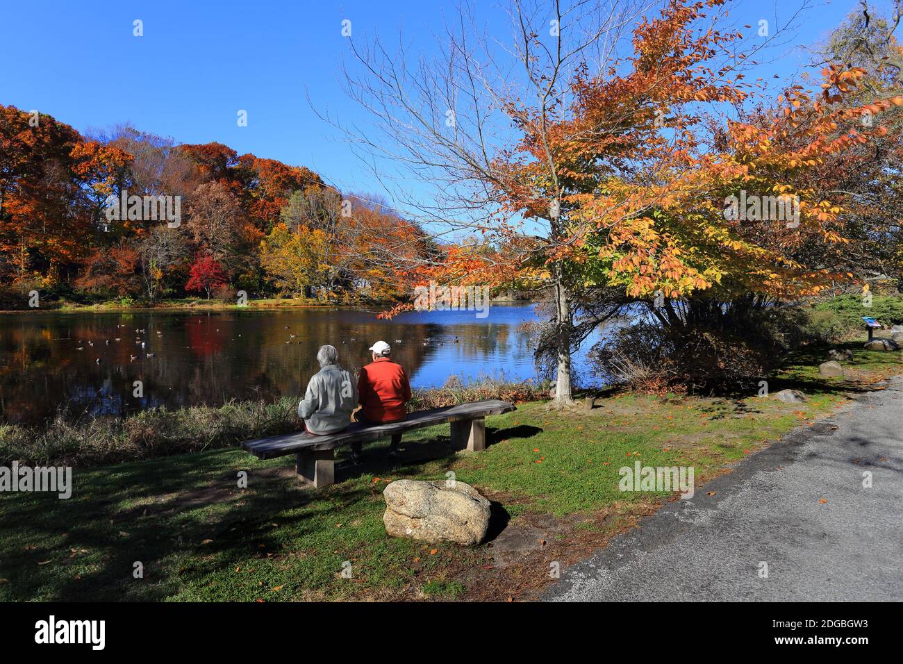 Frank Melville Memorial Park Setauket Long Island New York Stock Photo