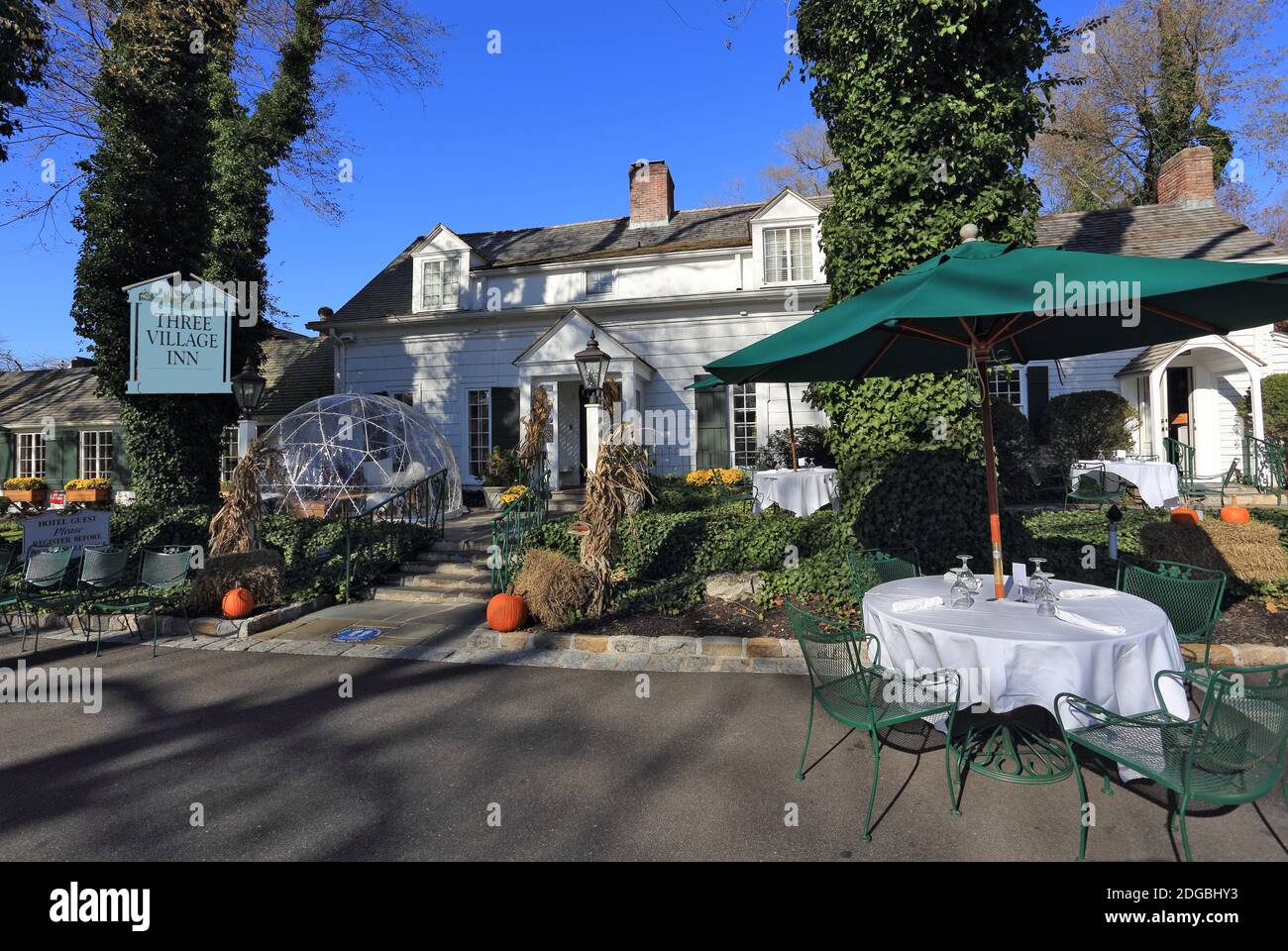 The historic Three Village Inn restaurant and hotel Stony Brook Long
