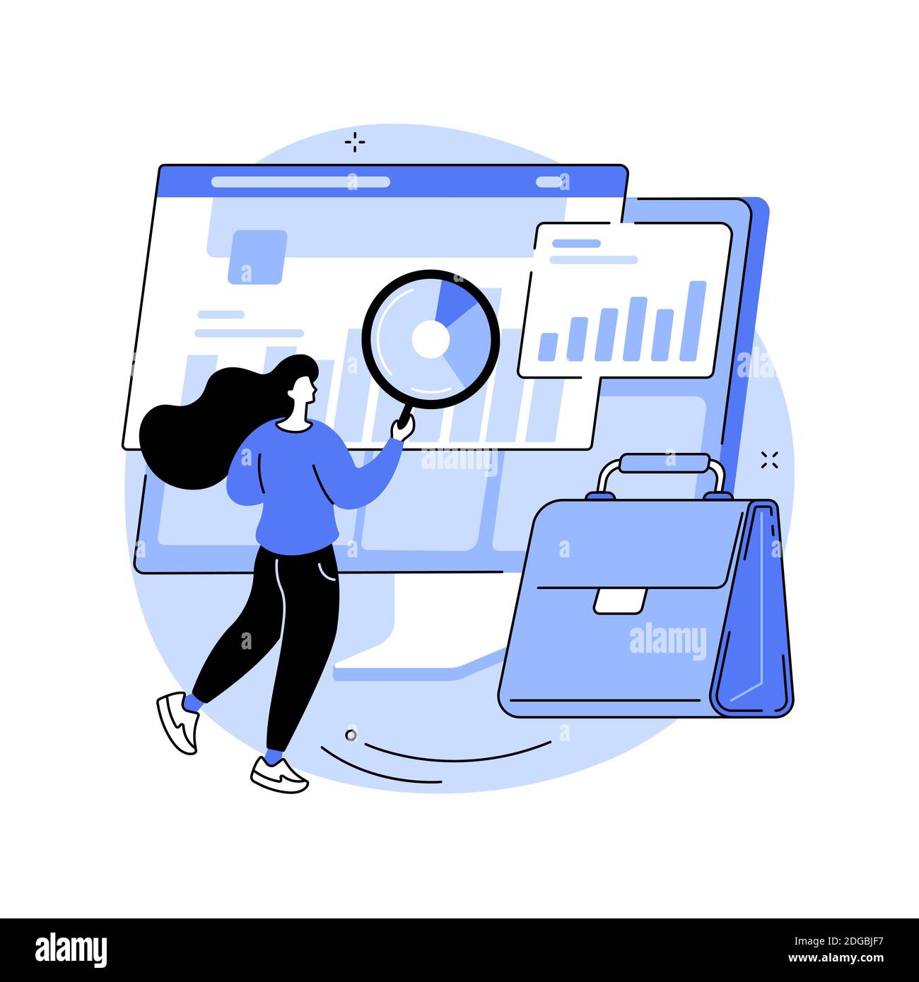 Enterprise accounting abstract concept vector illustration Stock Vector