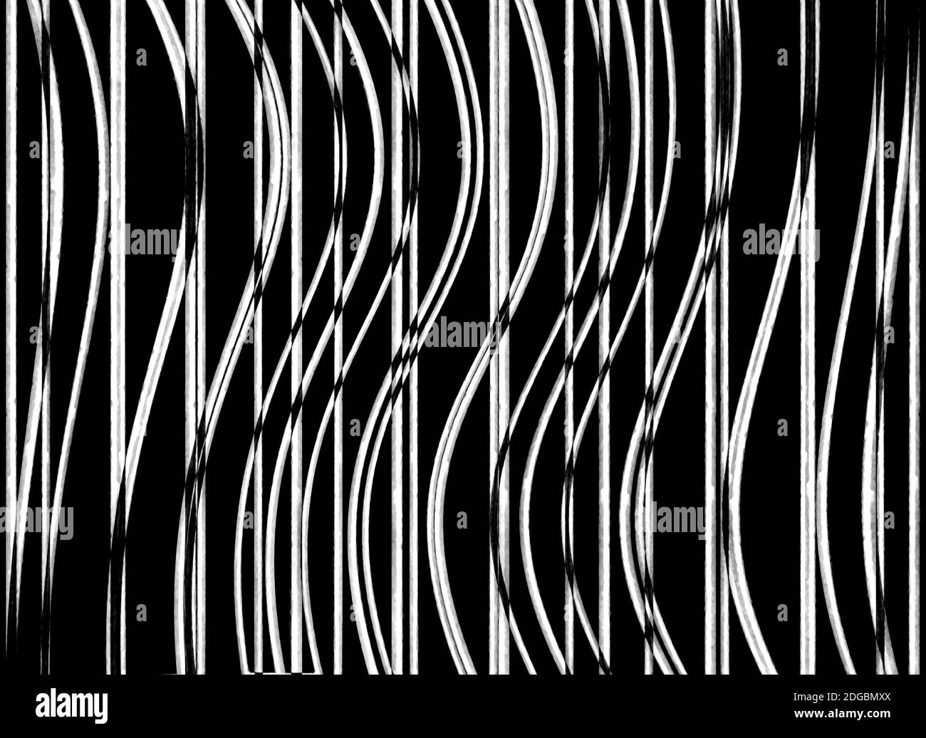 Black and White Linear Pattern Stock Photo - Alamy