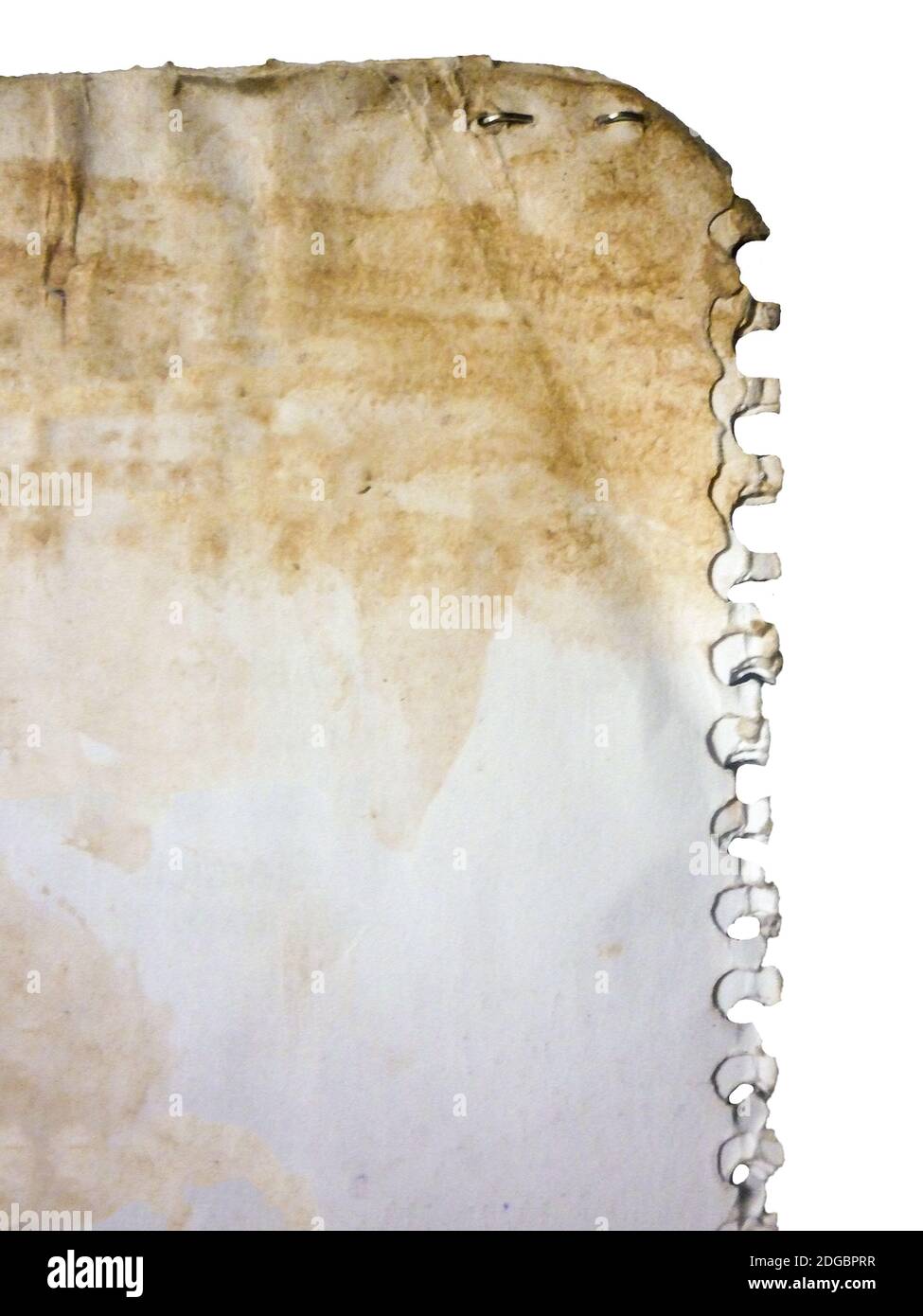 Old Paper Texture Isolated Photo Stock Photo