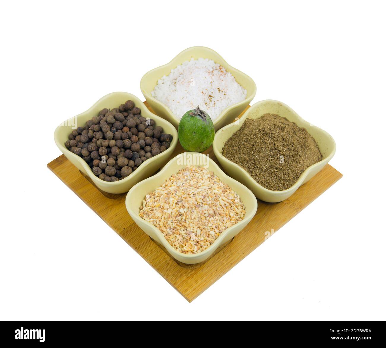 Set of spices for food from Central Asian dishes is ready to be used Stock Photo