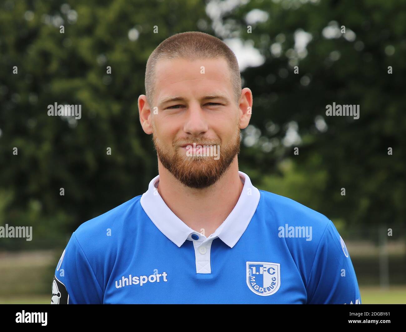 Timo Perthel (1.FC Magdeburg, DFB 3.Liga Season 2019-20) Stock Photo