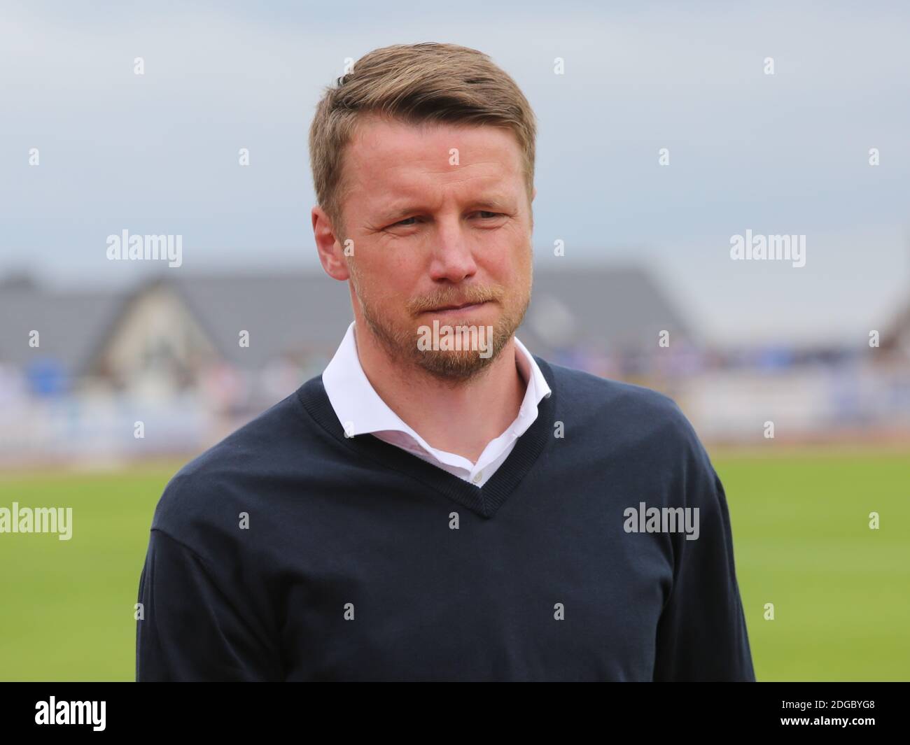 Head of Licensing Department Maik Franz  1.FC Magdeburg DFB 3.Liga Season 2019-20 Stock Photo