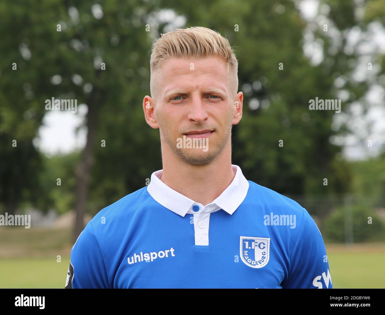 Dominik Ernst (1.FC Magdeburg, DFB 3.Liga Season 2019-20) Stock Photo
