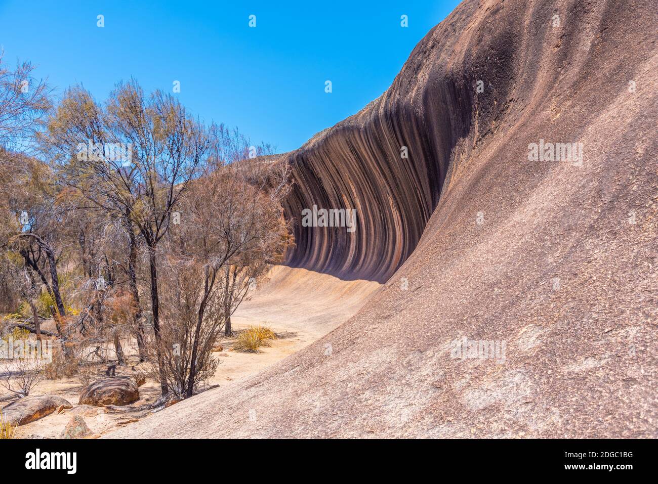 Wave rock near Hyden, Australia Stock Photo - Alamy