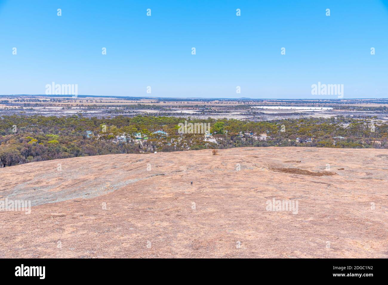 Landscape of Wave rock wildlife park in Australia Stock Photo - Alamy