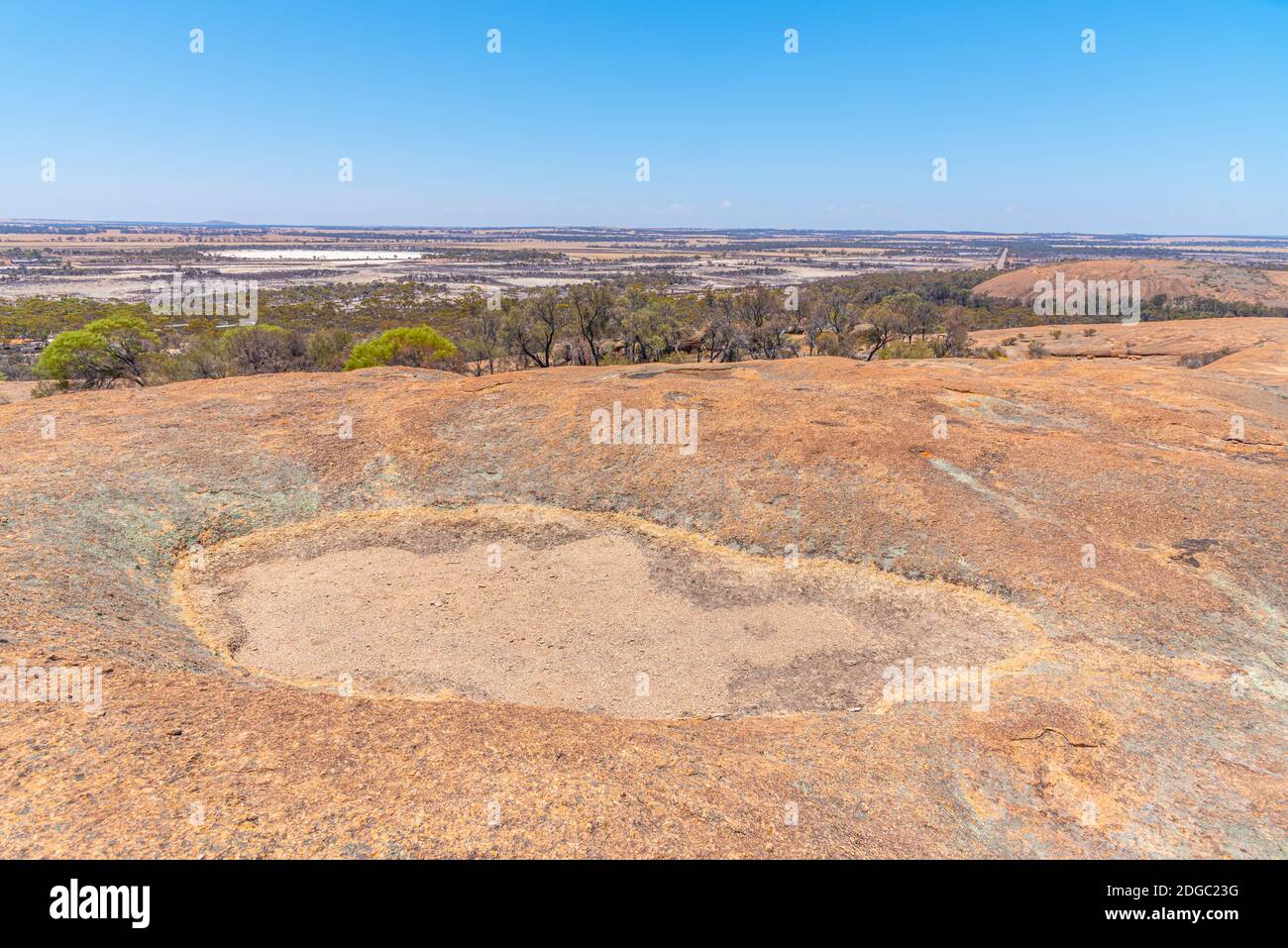 Landscape of Wave rock wildlife park in Australia Stock Photo - Alamy