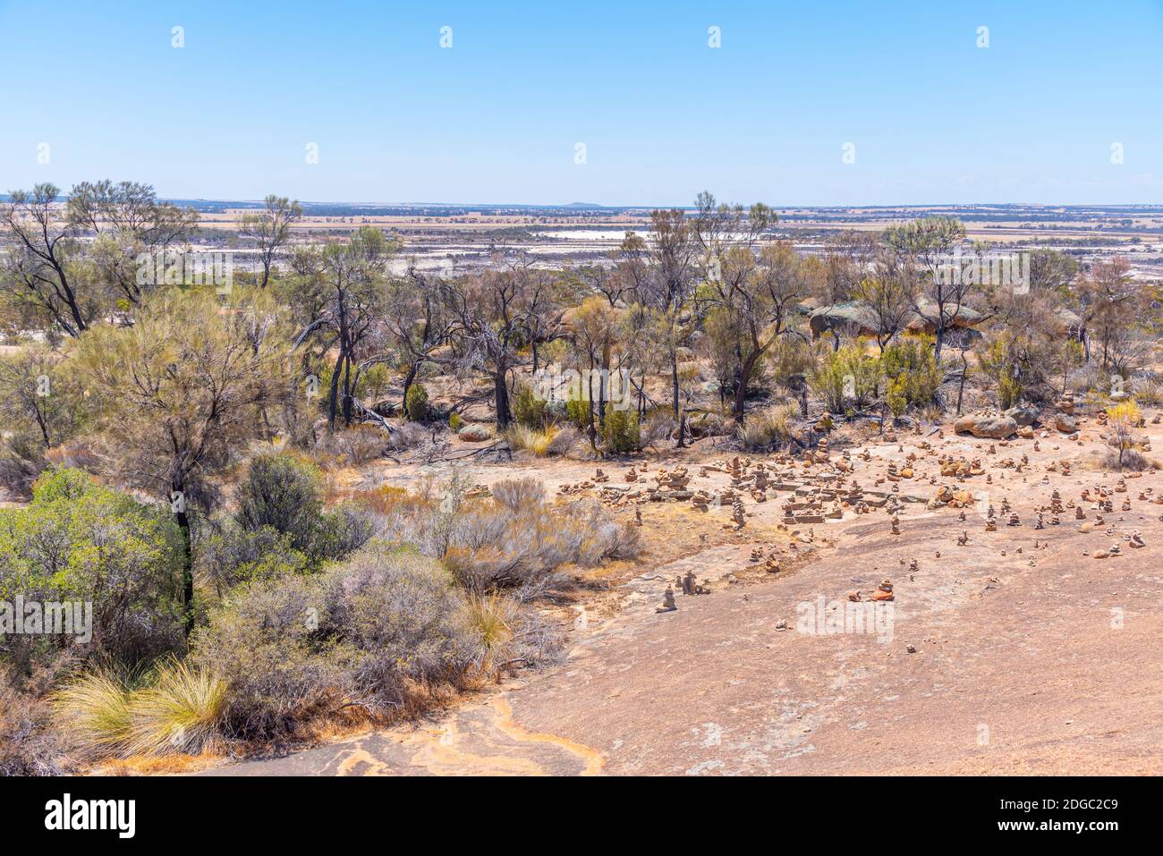 Landscape of Wave rock wildlife park in Australia Stock Photo - Alamy