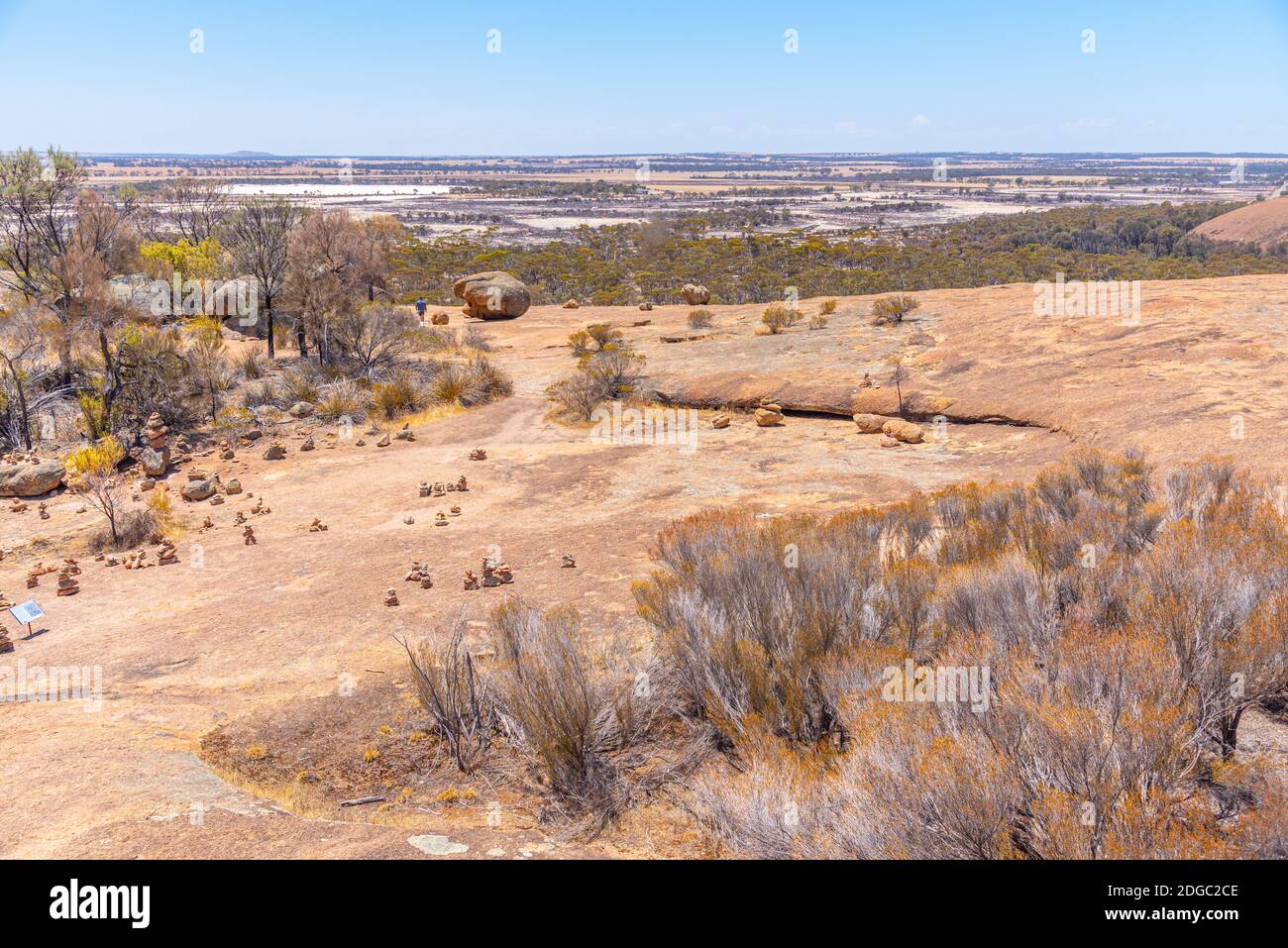 Landscape of Wave rock wildlife park in Australia Stock Photo - Alamy