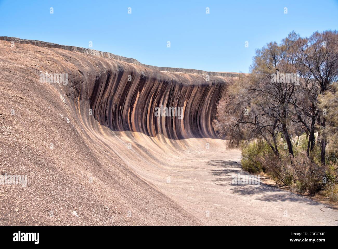 Wave rock near Hyden, Australia Stock Photo - Alamy