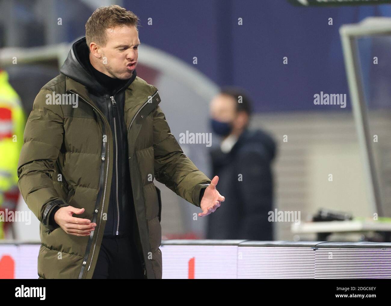 Leipzig coach Julian Nagelsmann during the Champions League match at Red  Bull Arena, Leipzig, Germany Stock Photo - Alamy