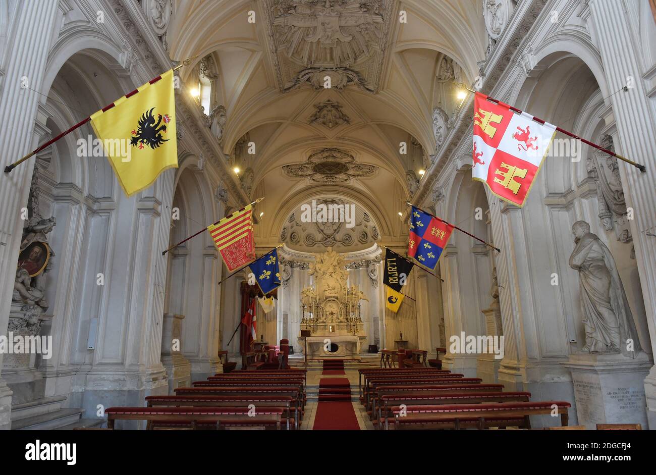 A view of the Order of Malta's church, Santa Maria in Aventino, at the