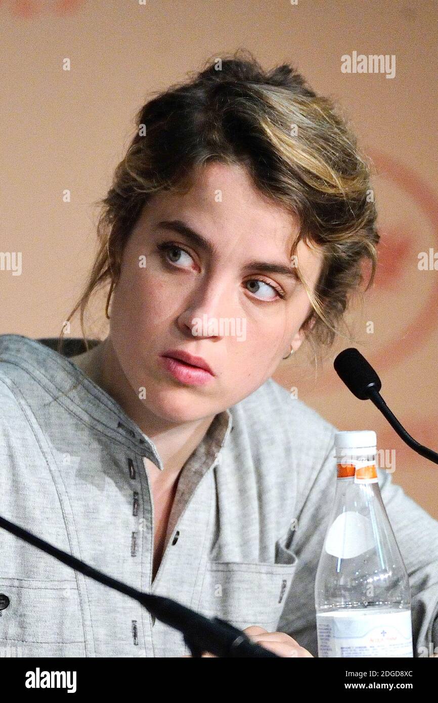 Adele Haenel attending the 120 Battements par minute press conference ...