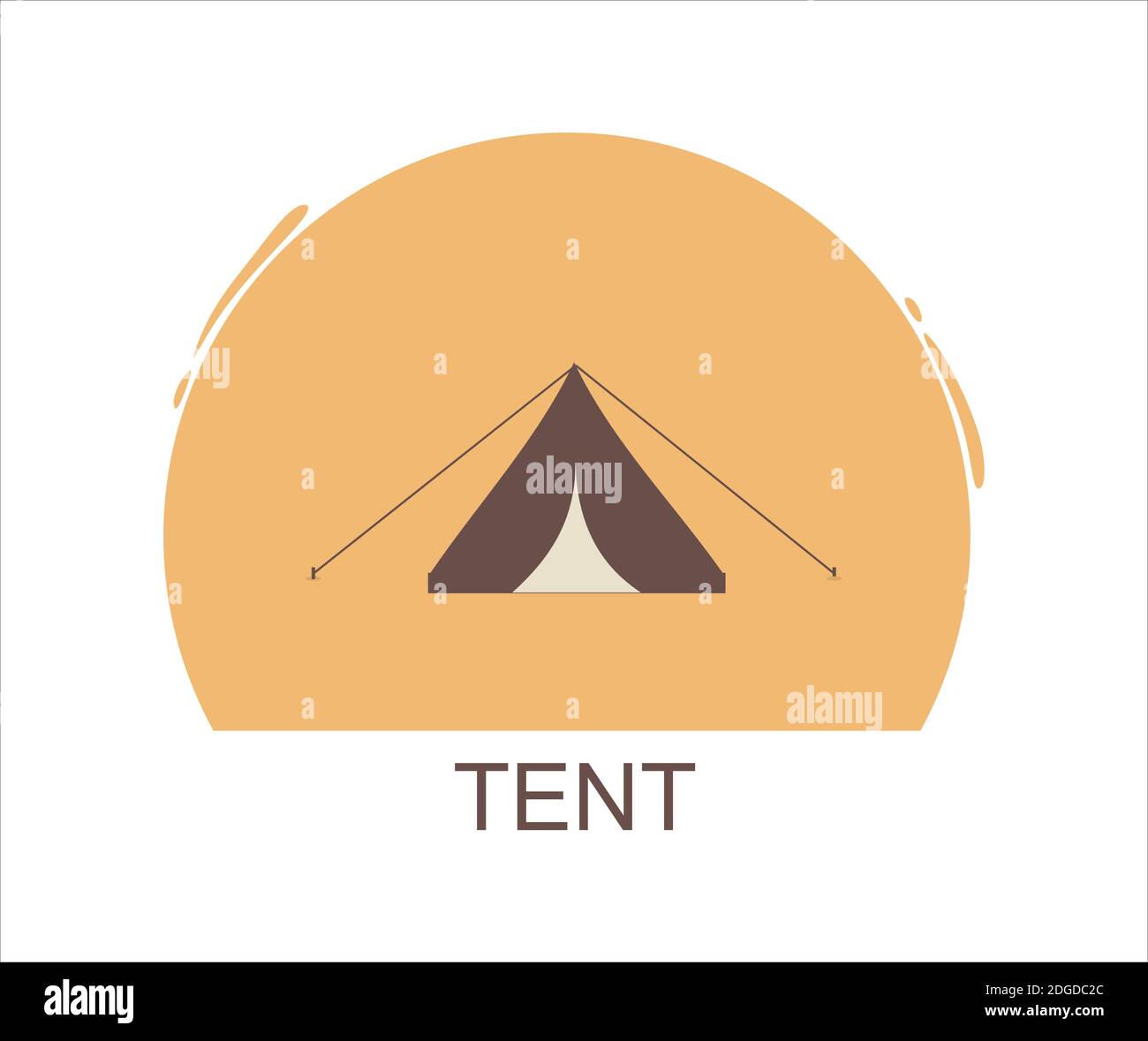 tent icon illustration design Stock Vector Image & Art - Alamy