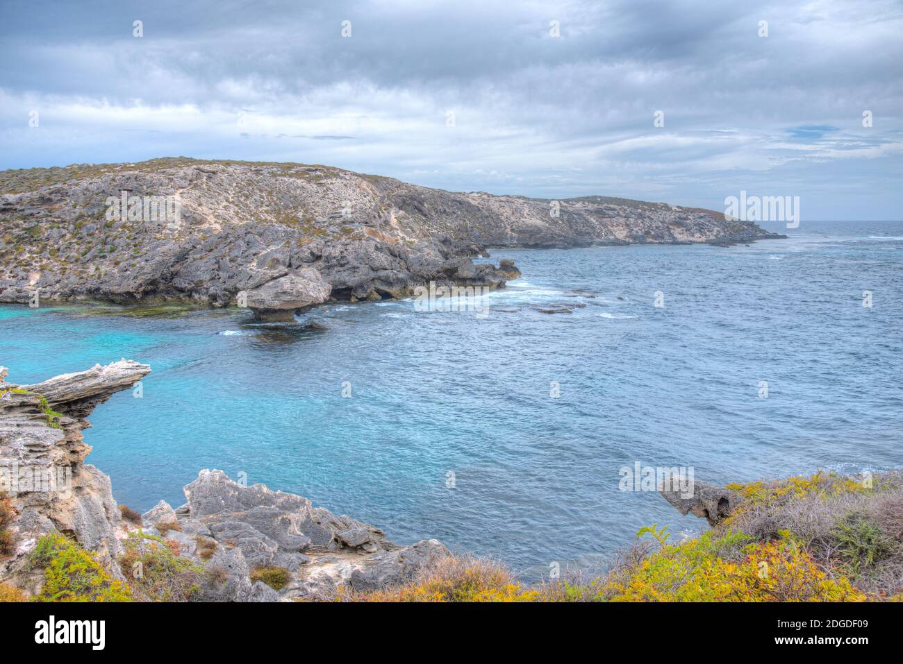 Fish hook bay at Rottnest island in Australia Stock Photo - Alamy