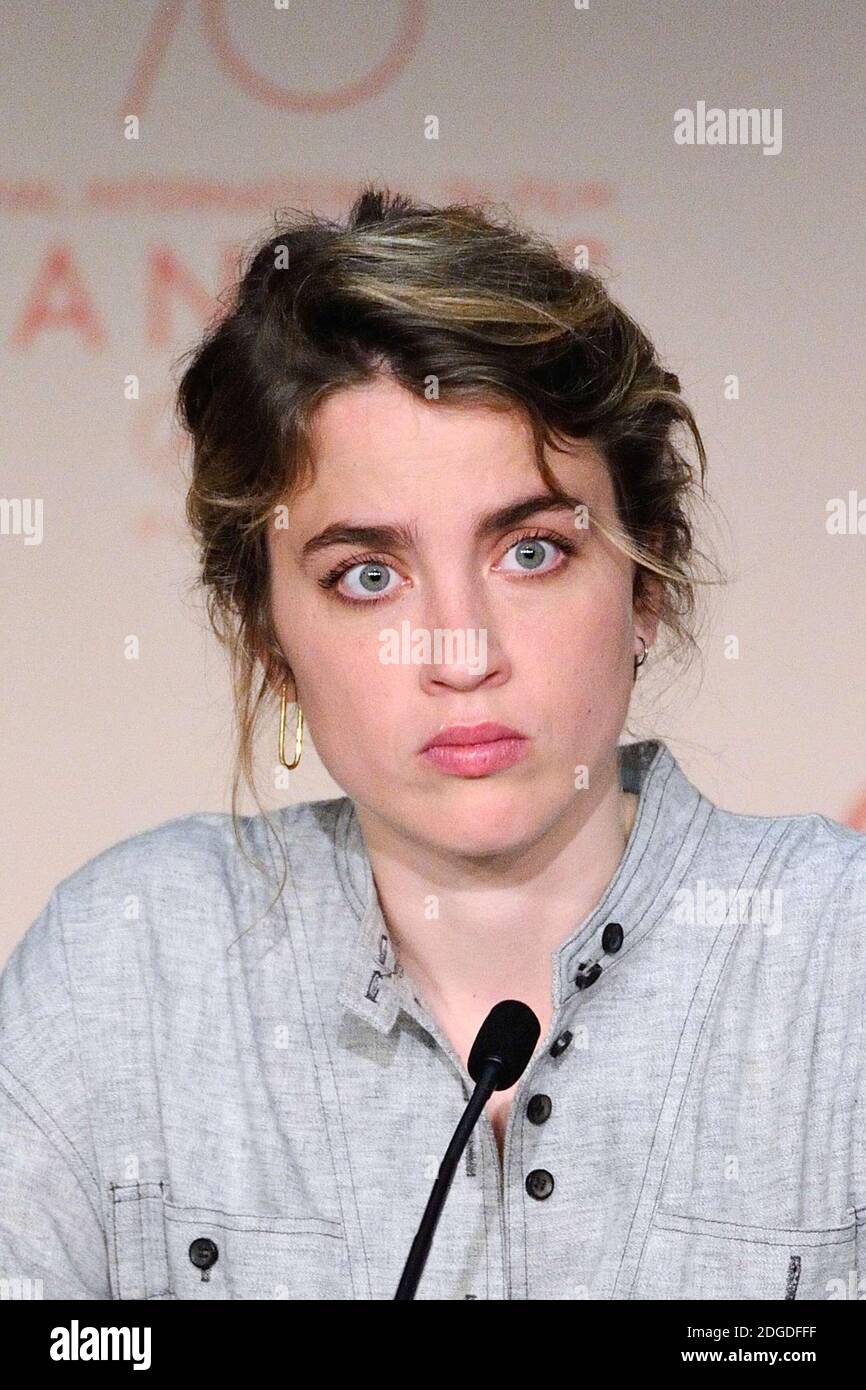 Adele Haenel attending the 120 Battements par minute press conference ...