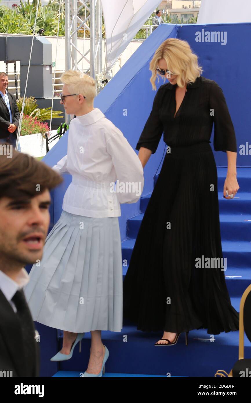 Tilda Swinton And Charlize Theron Attend The 70th Anniversary Photocall tilda-swinton-and-charlize-theron-attend-the-70th-anniversary-photocall