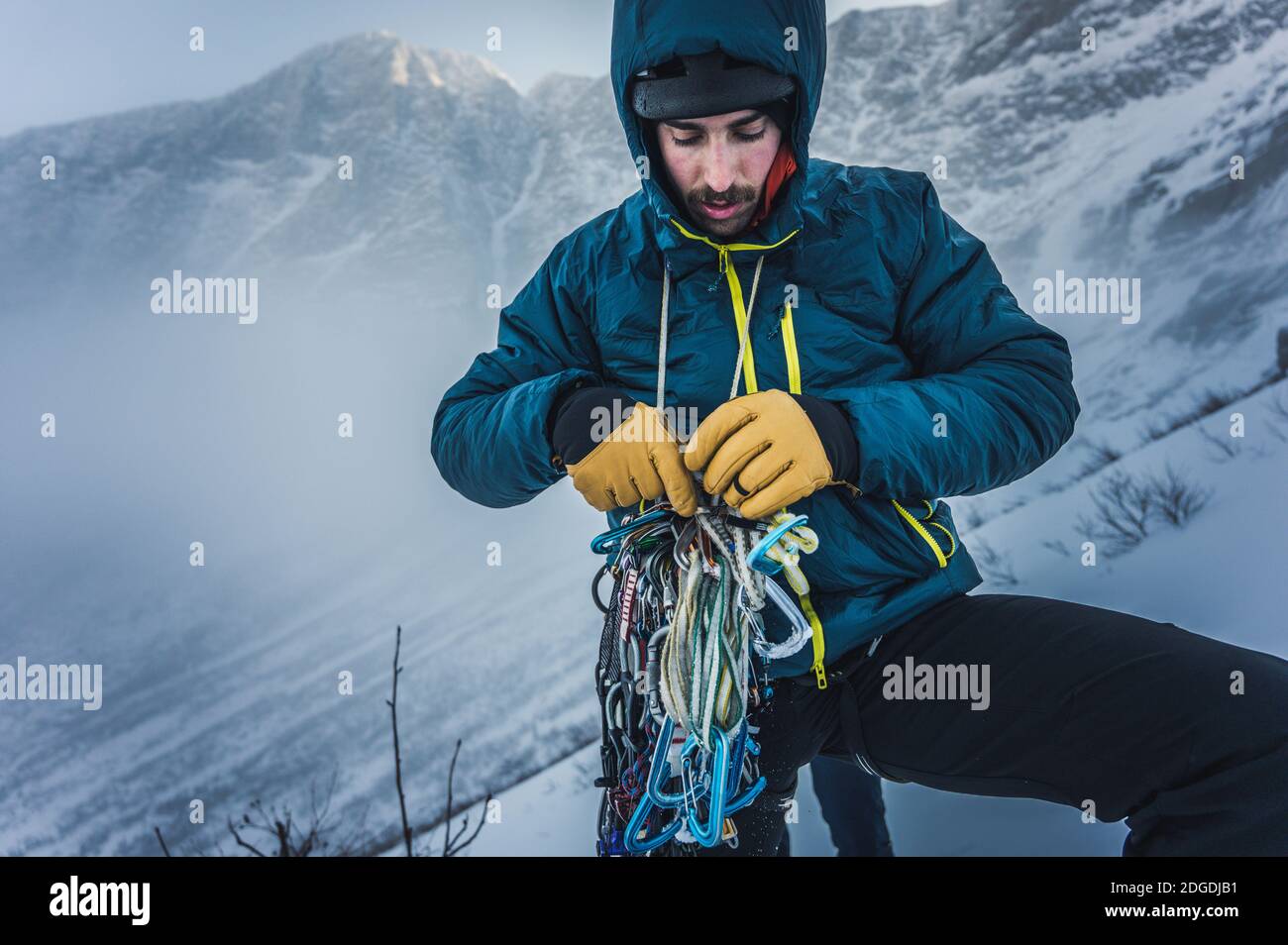 through rock and ice climbing gear 