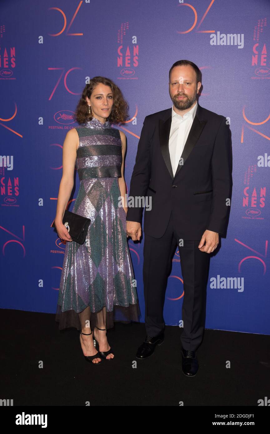 Ariane Labed and Yorgos Lanthimos arriving on the red carpet of the
