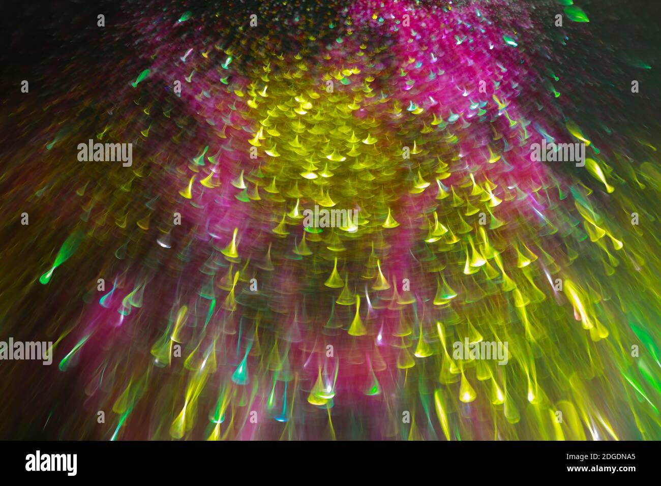 Defocused light dots abstract background abstract multicolored glowing lights Stock Photo