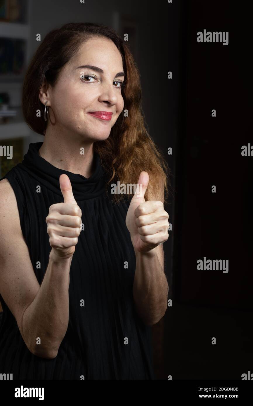 Slim attractive senior woman hi-res stock photography and images - Alamy