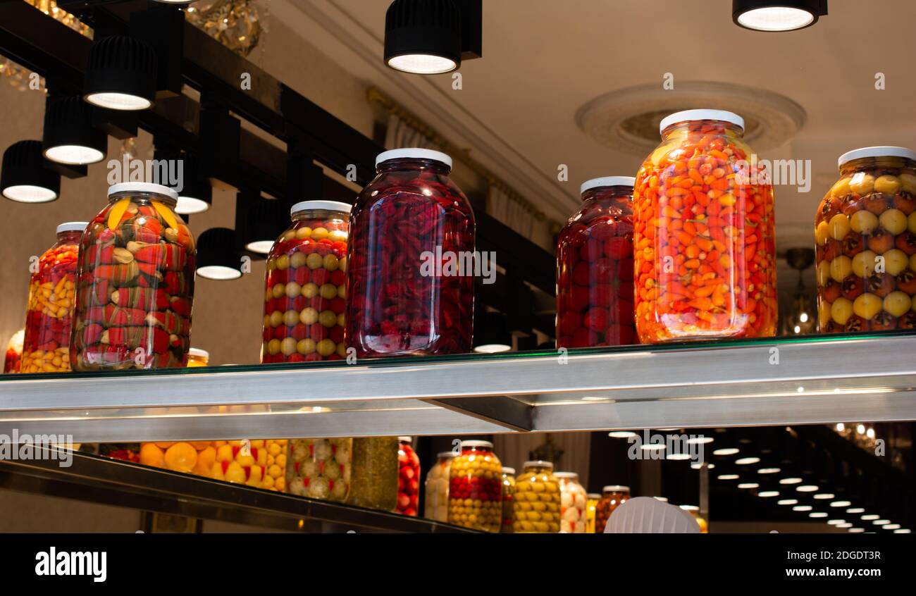 Pickled fermented vegetables for longterm storage Stock Photo Alamy