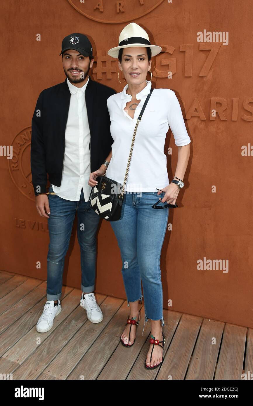 Cristina Cordula and her son Enzo posing at the Village during French  Tennis Open at Roland-Garros arena in Paris, France on May 30, 2017. Photo  by Laurent Zabulon/ABACAPRESS Stock Photo - Alamy