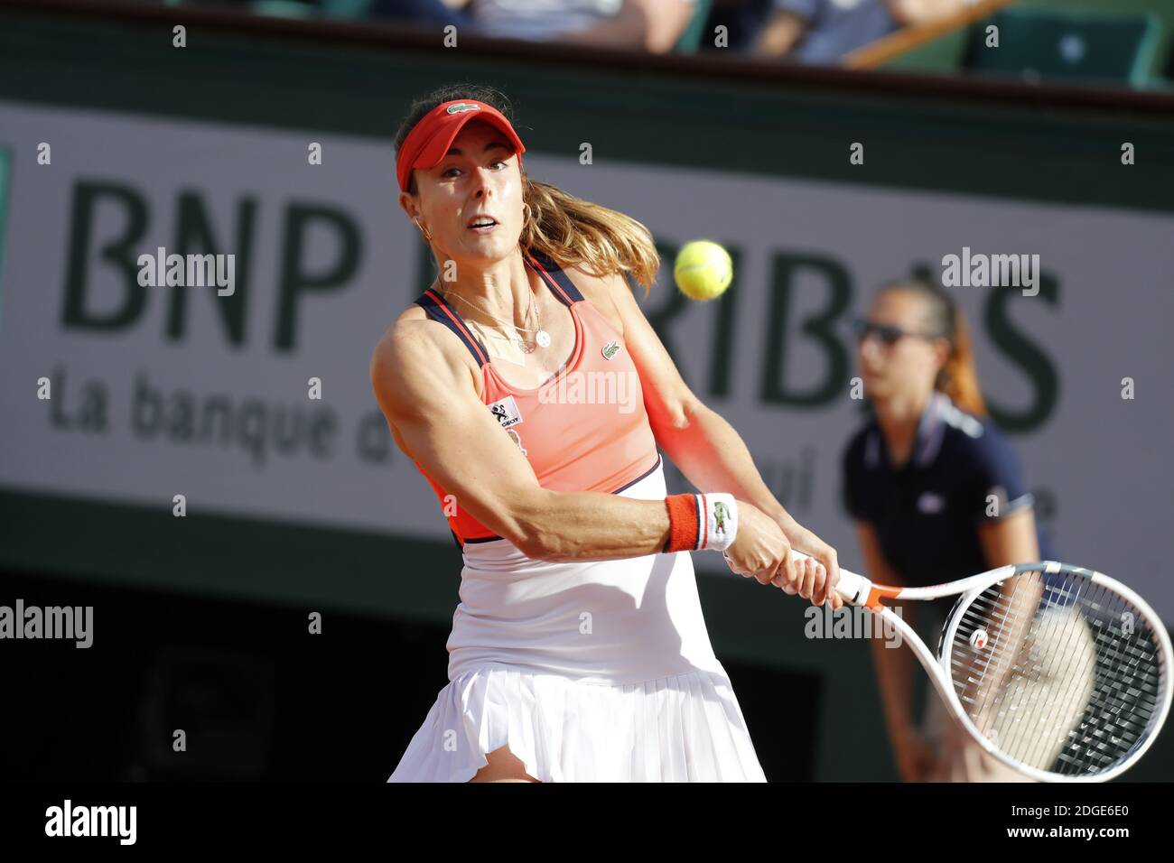 France's Alize was beaten by France's Caroline Garcia in the 1/8