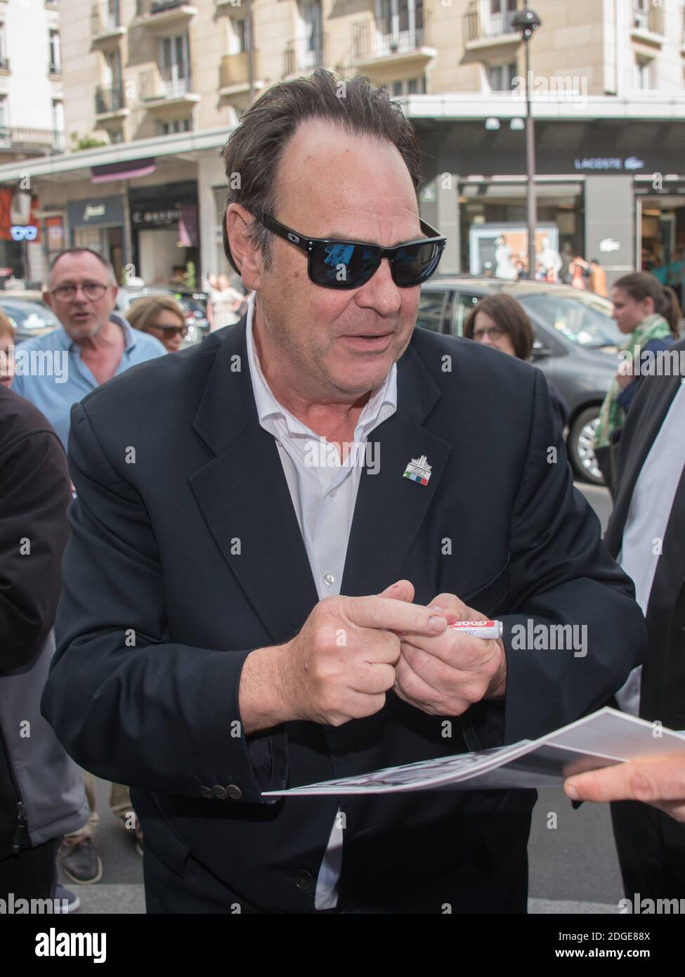 Dan Aykroyd Arriving At La Grande Epicerie De Paris To Celebrate The
