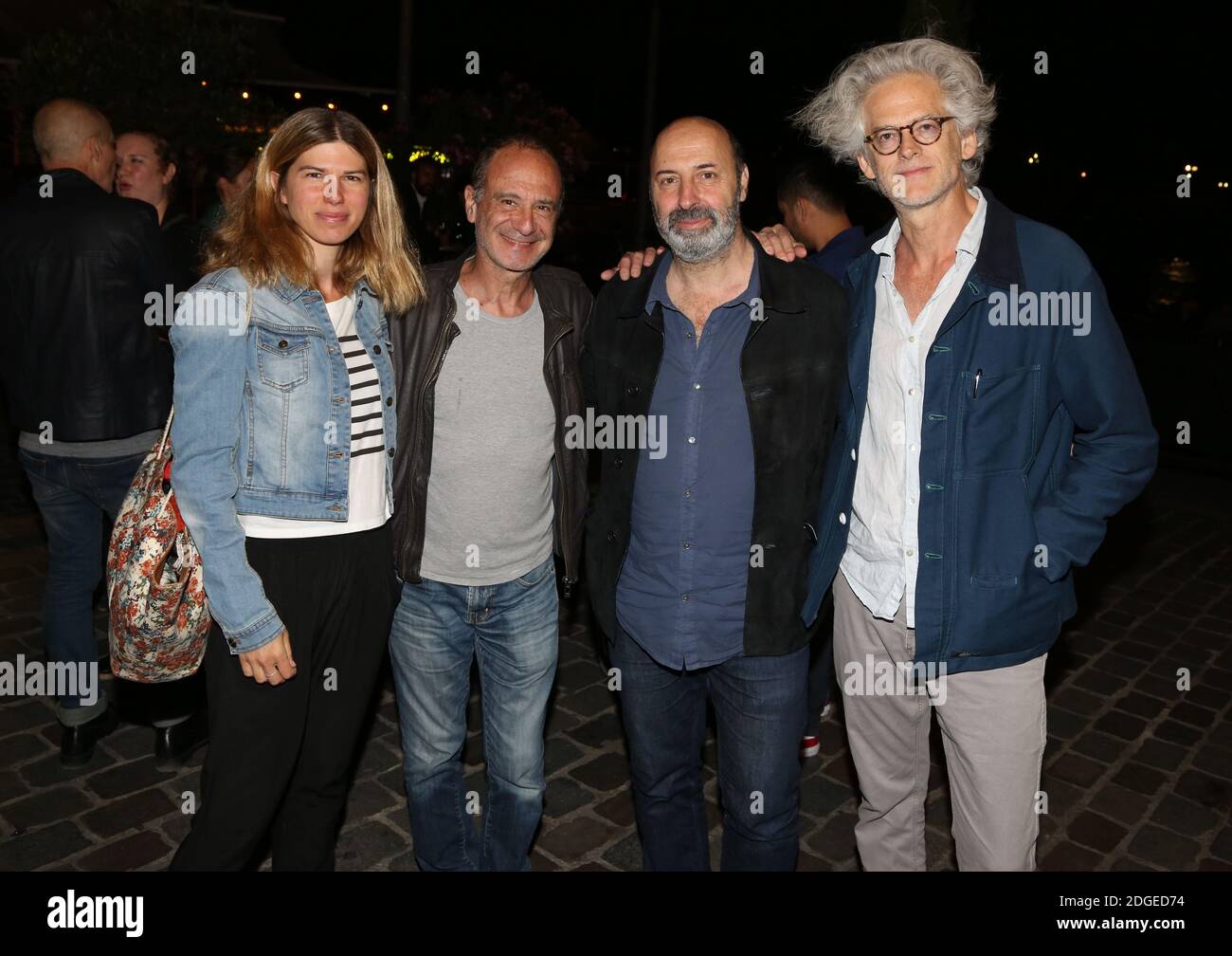 Exclusif - Gerard Miller et sa compagne Anais, Cedric Klapisch et