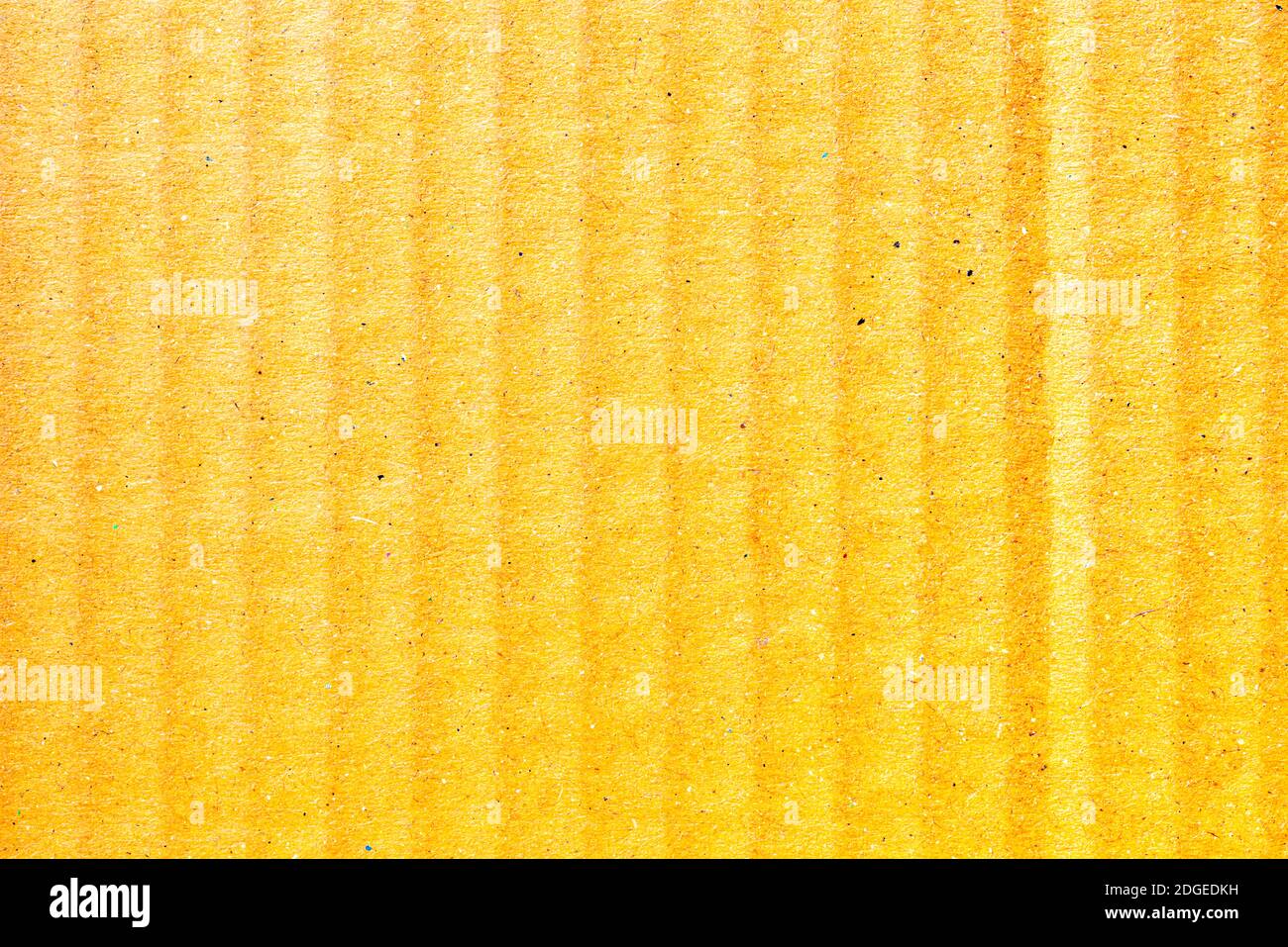 Brown corrugated cardboard sheet texture Stock Photo