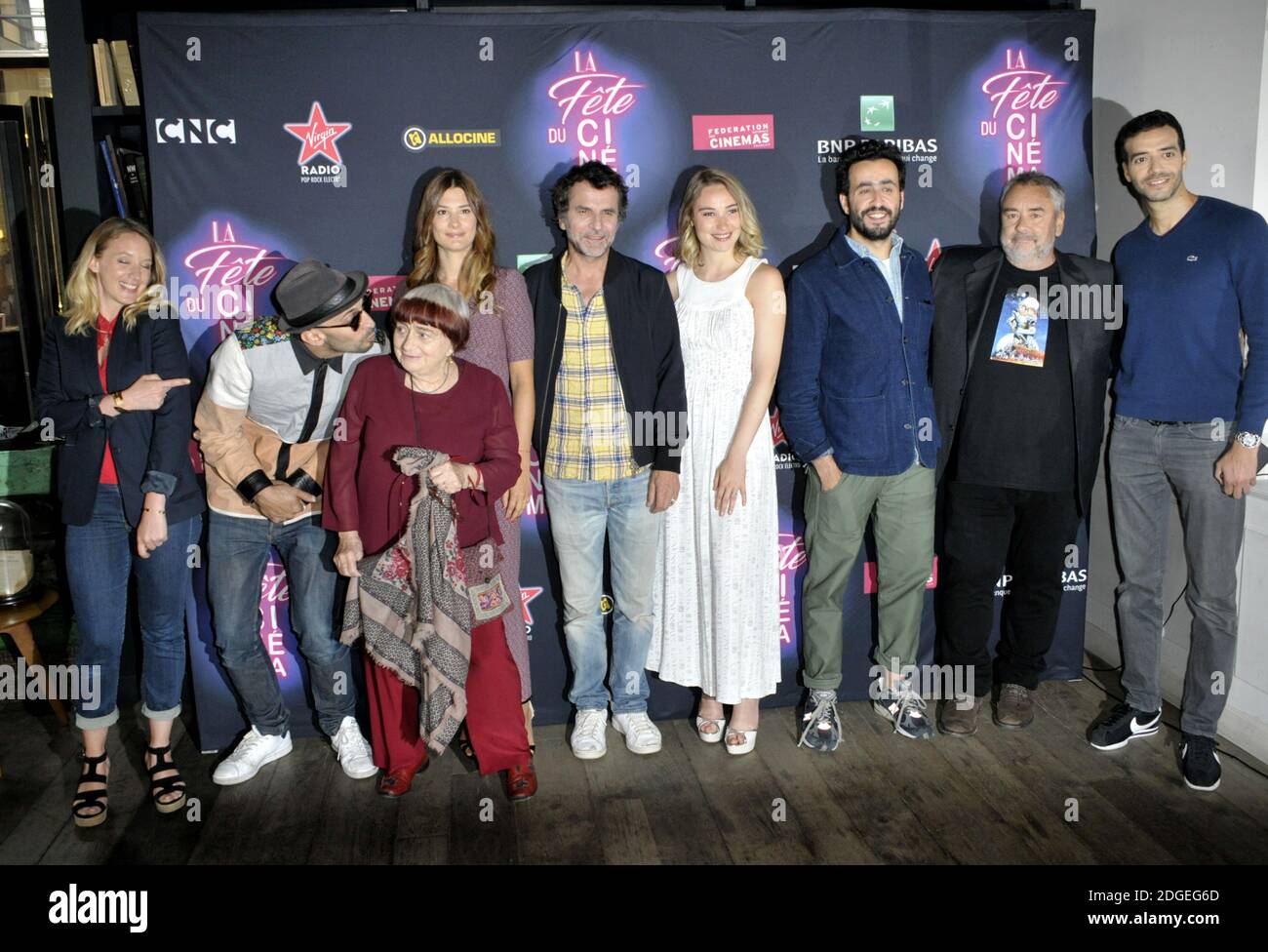 Luc Besson Agnes Varda JR Tarek Boudali Jonathan Cohen