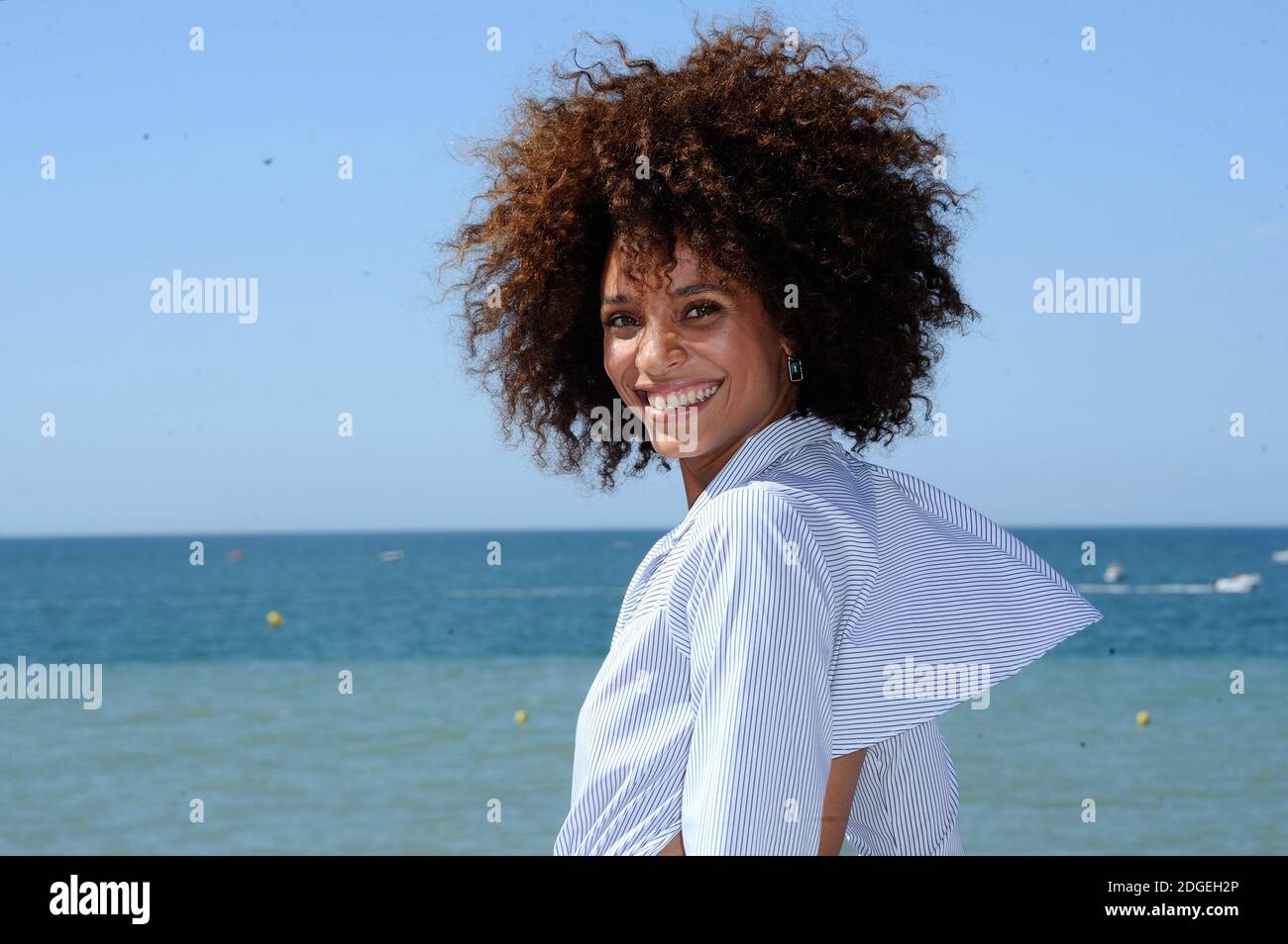 Stefi Celma attending the Les Ex Photocall during the 31st Cabourg Film