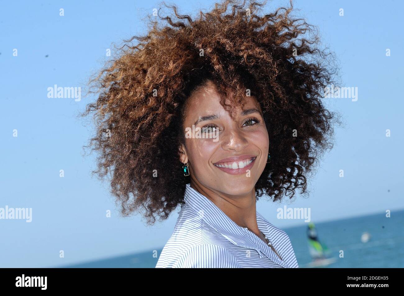 Stefi Celma attending the Les Ex Photocall during the 31st Cabourg Film