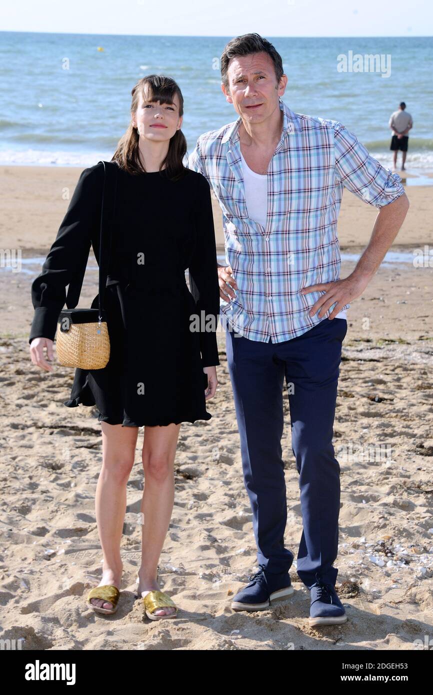 Stacy Martin and Michel Hazanavicius attending the Redoutable Photocall