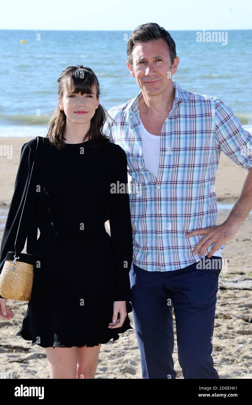Stacy Martin and Michel Hazanavicius attending the Redoutable Photocall