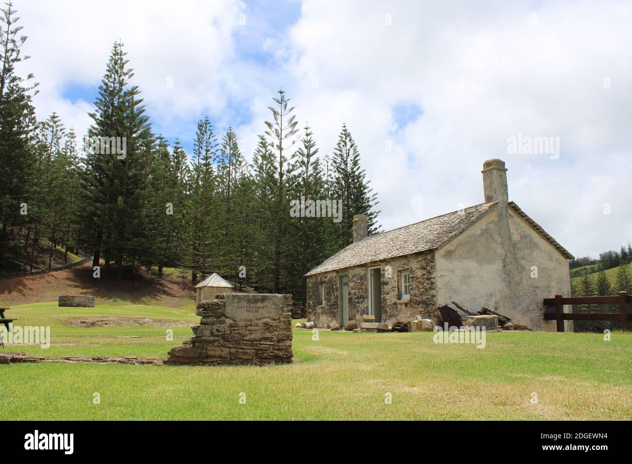 Norfolk Island, Site of First Government House, adjacent to the Surgeon