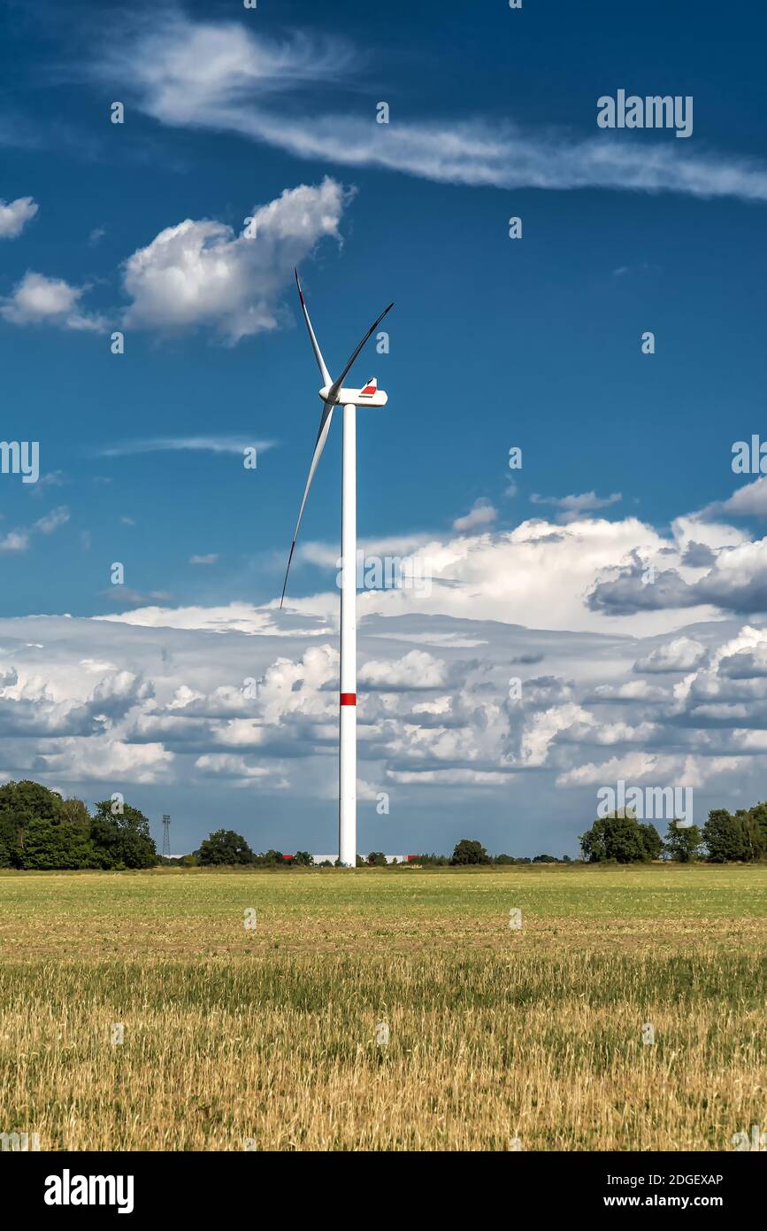 Wind energy park in Germany Stock Photo Alamy