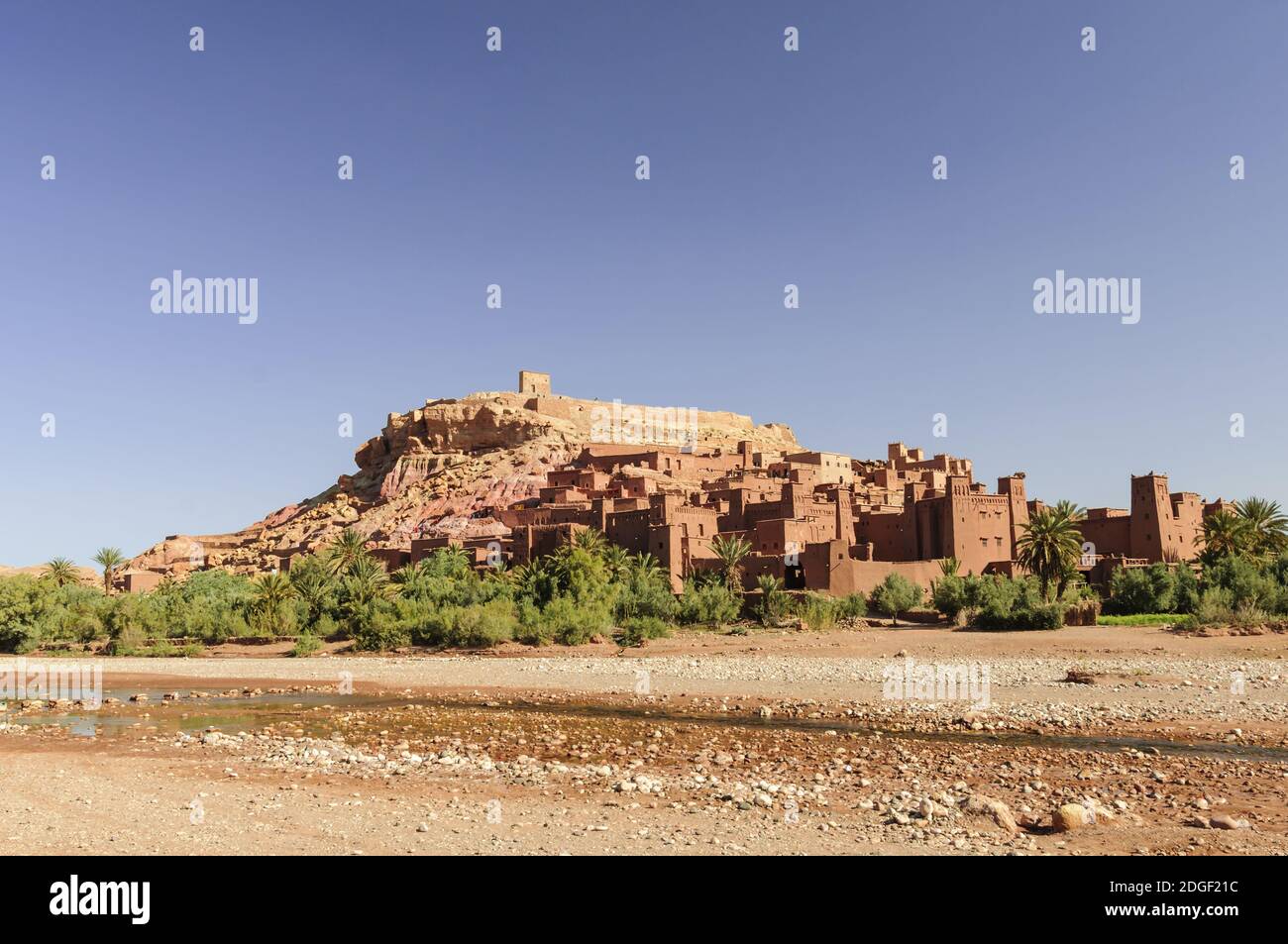 The Kasbahs of Ait Ben Haddou in the south of Morocco, Africa. Stock Photo