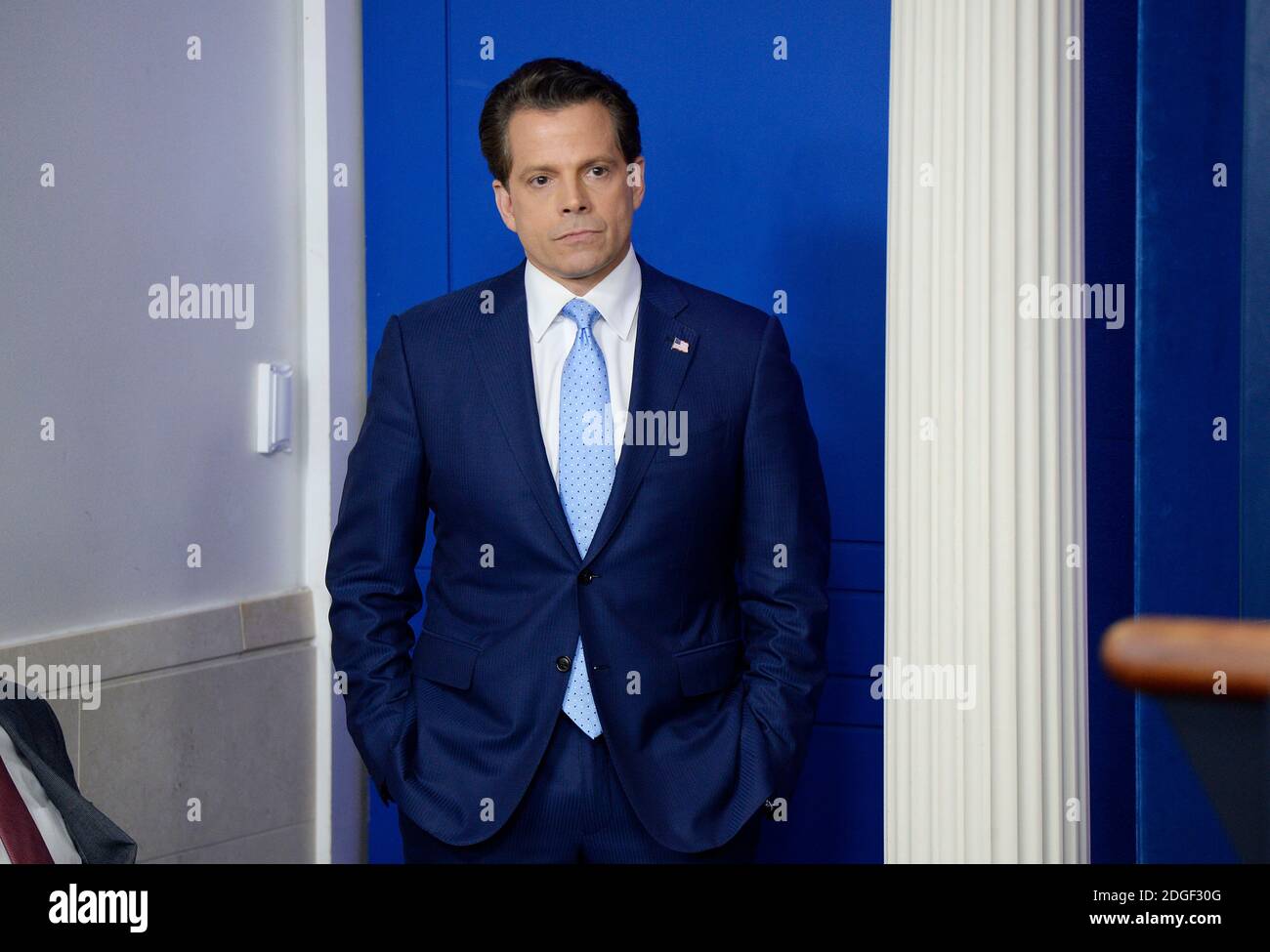 Newly Appointed White House Communications Director Anthony Scaramucci Attends A Press Briefing 