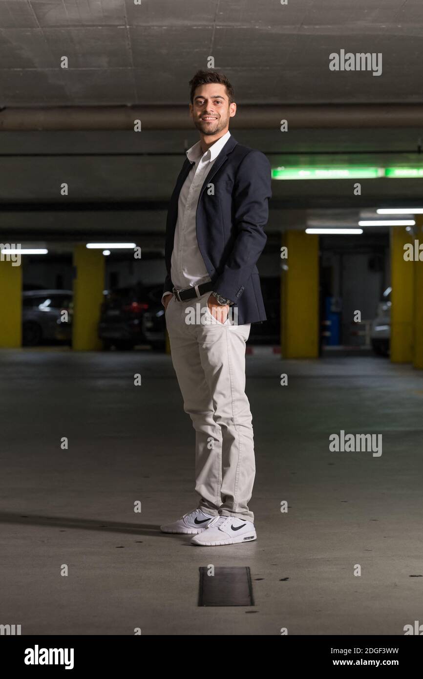 Jean-Christophe Yanne poses for pictures in Geneva, Switzerland, on May 17, 2017. Photo by Loona/ABACAPRESS.COM Stock Photo