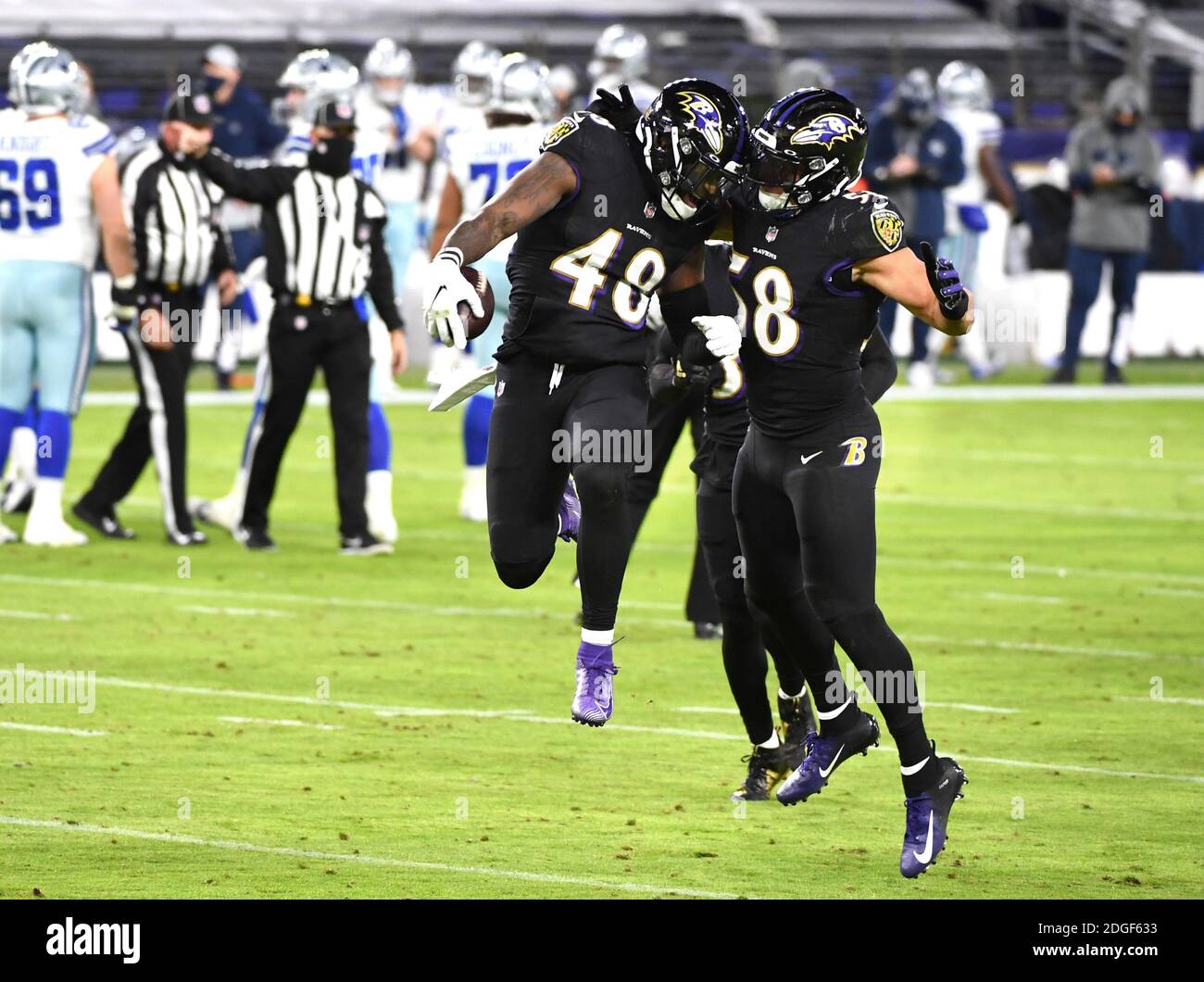 Baltimore United States. 08th Dec 2020. Baltimore Ravens inside