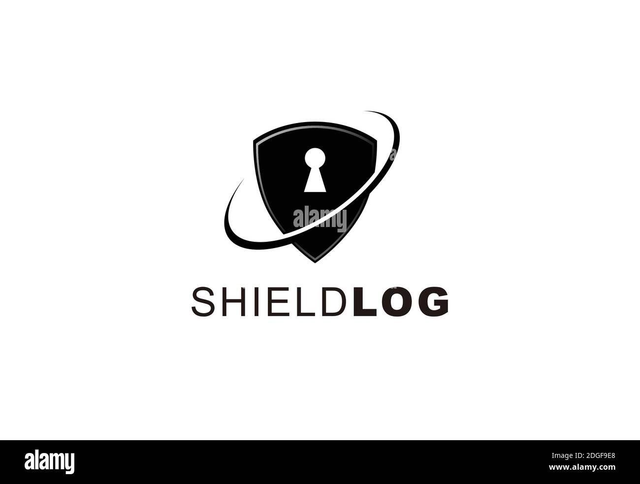 inspiration logo sign Security Shield Stock Vector
