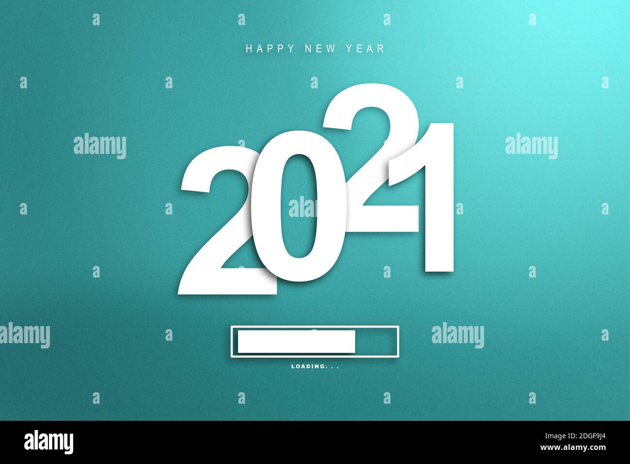 New year 2021 loading hi-res stock photography and images - Alamy