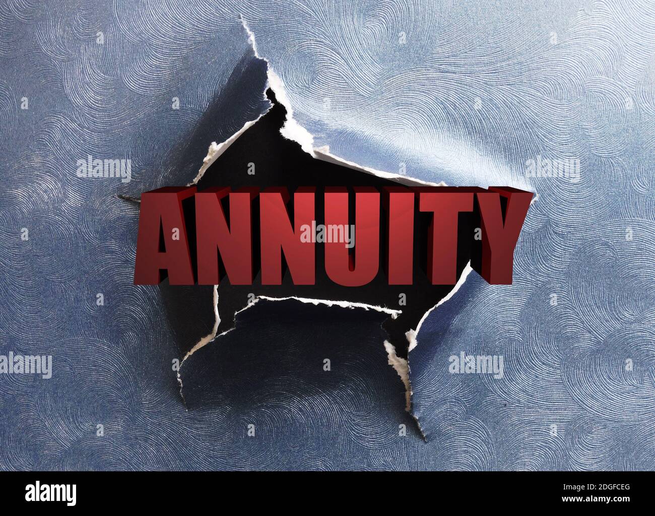 Annuity investing concept Stock Photo